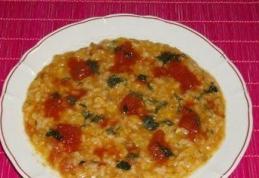 Mancare de linte cu orez 