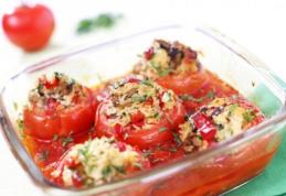 Roșii umplute cu orez