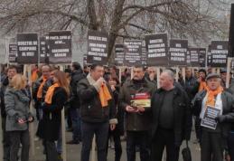 Manifestație PDL în Capitală. Aproximativ 30 de membri din Dorohoi participă la protest