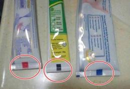 De ce fiecare tub de pastă de dinți are o culoare diferită în partea de jos