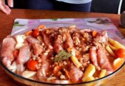 Cotlete de porc cu legume