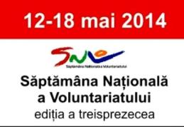 IHTIS: Obiectiv 10 la sută în Săptămâna Națională a Voluntariatului 12 – 18 mai 2014