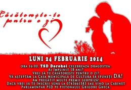 TSD Dorohoi organizează astăzi la Casa Municipală de Cultură evenimentul „Căsătorie pentru o zi”