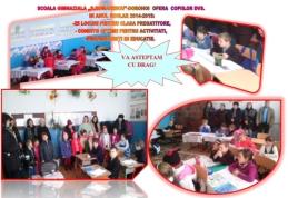 „Ziua porților deschise” la Școala Gimnazială Dimitrie Romanescu din Dorohoi