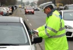 Tânăr cercetat pentru conducerea unui autoturism neînmatriculat şi cu numere false