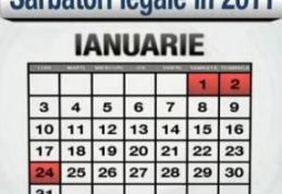 24 ianuarie, zi nelucrătoare