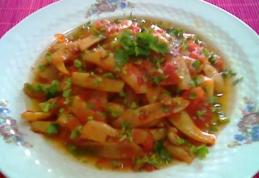 Mâncare de fasole verde de post