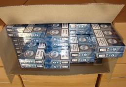 Captură impresionantă de ţigări făcută de polițiștii de frontieră - FOTO