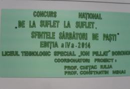 Concursul „De la suflet la suflet, sfintele sărbători de Paști”, ediția a IV-a, organizat la Dorohoi