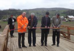 Podul „Tinca” din comuna Hilişeu Horia, a fost inaugurat oficial - FOTO