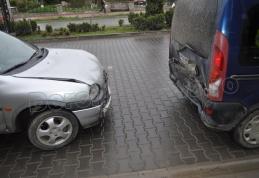 Accident de circulație produs de o șoferiță neatentă pe Bulevardul Victoriei din Dorohoi - FOTO