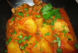 Mâncare de cartofi cu țelină - de post