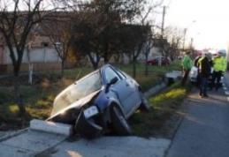 Autoturism grav avariat într-un accident produs în comuna Lozna de un tânăr din Șendriceni