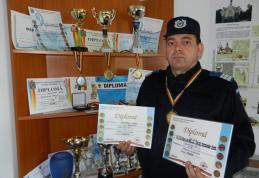 Jandarm botoşănean premiat la Campionatul de Tir al MAI