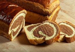 Cozonac cu nucă şi cacao