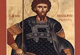 În această lună, ziua a opta, pomenirea sfântului măritului marelui mucenic Teodor Stratilat