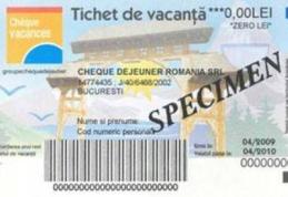 Bugetarii primesc tichete de vacanţă, în valoare de până la 5.100 lei