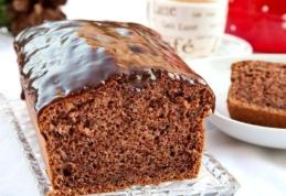 Chec cu ciocolată și nucă