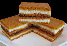 Prăjitură cu foi cu bulion