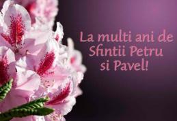 Peste 500.000 de români îşi aniversează duminică onomastica de Sfinţii Apostoli Petru şi Pavel