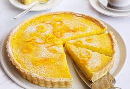 Tartă cu cremă de lămâie