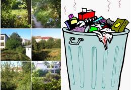 Primim la Redacţie - Un loc plin de bălării și gunoaie care provoacă dezgust - FOTO