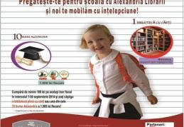Alexandria Librării te pregătește pentru școală și te „mobilează” cu înțelepciune!