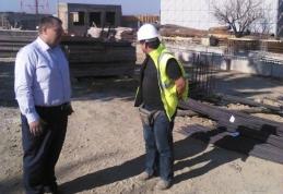 Florin Țurcanu în inspecție la lucrările de la stația de tratare Ștefănești - Săveni