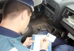 Dărăbănean depistat în trafic fără a poseda permis de conducere