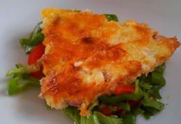 Frittata cu bacon și cașcaval
