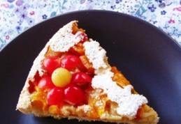 Pandișpan cu fructe din compot