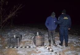 Cooperare: Contrabandisti retinuti pe ambele maluri ale Prutului - VIDEO/FOTO