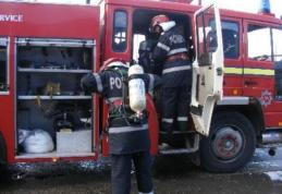 Autoturism aprins de un scurtcircuit electric