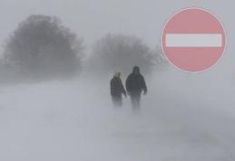 ISU Botoșani: Cetăţenii sfătuiţi să evite călătoriile pe timp de viscol