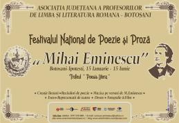 Festivalul Naţional de Poezie şi Proză MIHAI EMINESCU, ediţia a IV-a, 2015