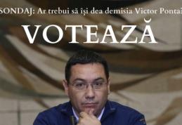 Vezi ce cred dorohoienii despre intenţia liberalilor de a demite Guvernul Ponta! Rezultatul sondajului!