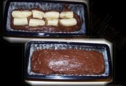 Chec de cacao cu banane