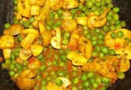 Ciuperci cu mazare – de post