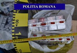 Update percheziții: Peste 49.000 de ţigarete şi aproape o jumătate de tonă de băuturi alcoolice confiscate de poliţişti