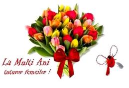 Trimite mesaje de 8 Martie femeilor importante din viața ta