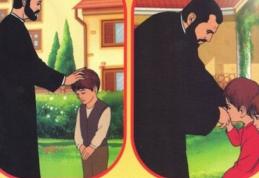 Lecţiile din manualul de religie bagă spaima în copii: povestea unei fetiţe al cărei tată este grav bolnav