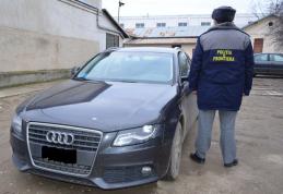 Audi A4 căutat în Italia, depistat de polițiștii de frontieră la Botoşani
