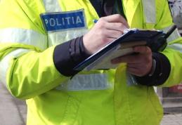 Două persoane sancționate de polițiști pentru conducere a unui autoturism fără permis