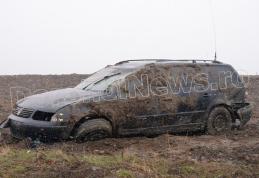 Accident spectaculos la Brăești: Un bărbat a pierdut controlul volanului s-a răsturnat cu mașina