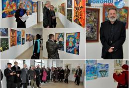 Dorohoiul reprezentat de Aurelian Antal la expoziţia „Adieri cromatice” de la Botoşani VIDEO - FOTO