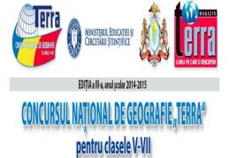 Locul I la etapa județeană și calificare la etapa națională a Concursului Național de geografie Terra, pentru elevi ai Școlii Hilișeu-Horia