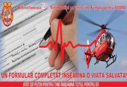Şi noi putem salva vieţi! Donează 2% pentru SMURD