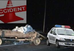 S-a urcat băut la volan și a spulberat o căruță de pe șosea