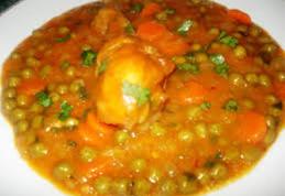 Piept de pui cu mazăre