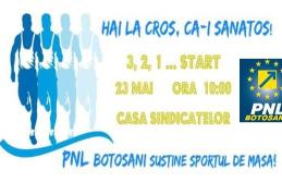 PNL Botoșani susține sportul de masă! „Hai la cros că-i sănătos”